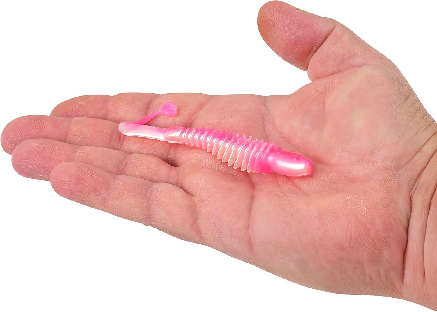 imageBerkley PowerBait Curly Bones Fishing Soft BaitPink Shad