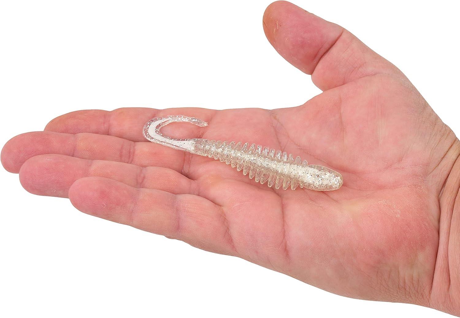 imageBerkley PowerBait Curly Bones Fishing Soft BaitWhite Ice