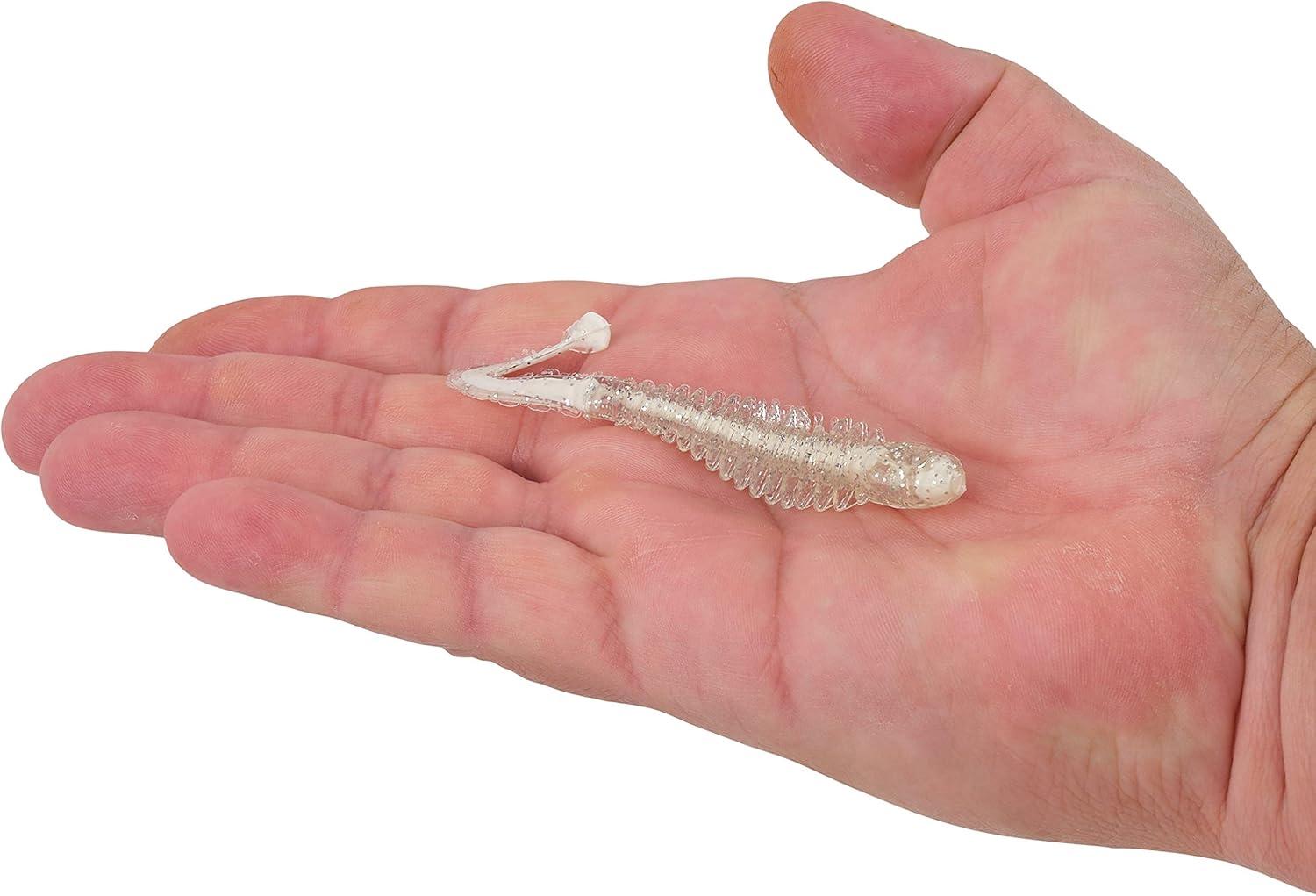 imageBerkley PowerBait Curly Bones Fishing Soft BaitWhite Ice