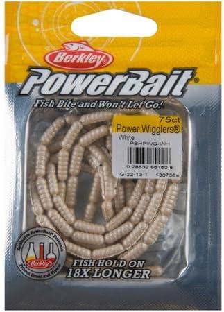 imageBerkley PowerBait Power Wigglers Fishing Soft BaitWhite