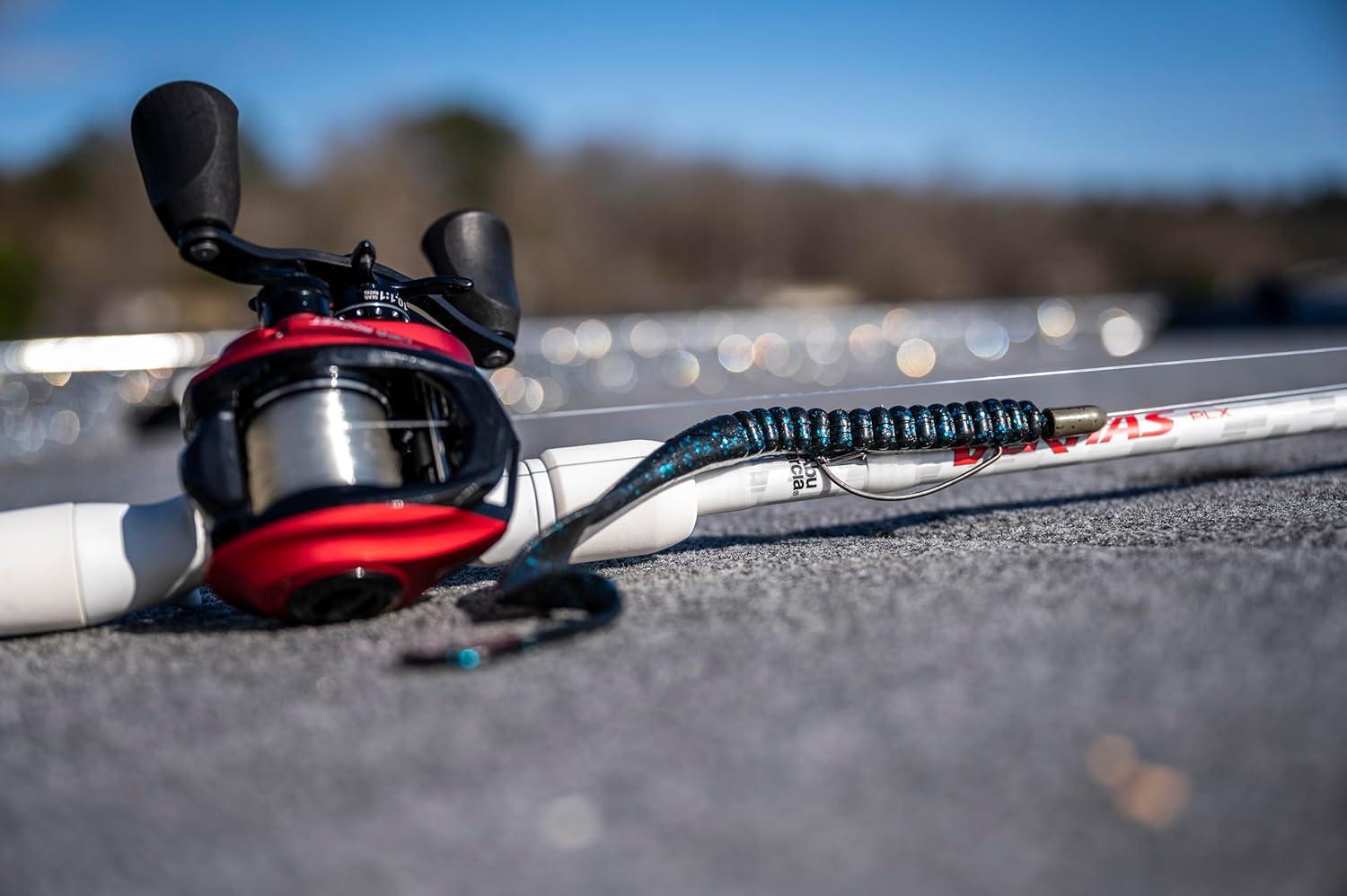 imageBerkley PowerBait Power Worms Fishing Soft BaitWatermelon Red Glitter