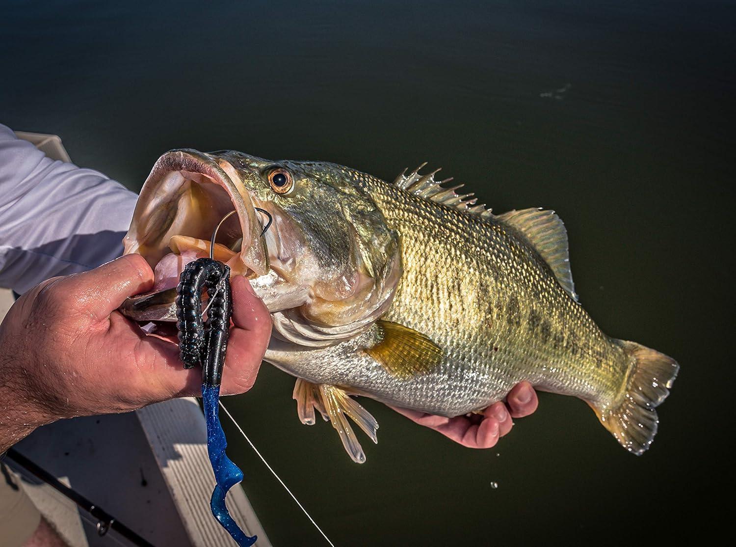 imageBerkley PowerBait Power Worms Fishing Soft BaitWatermelon Red Glitter