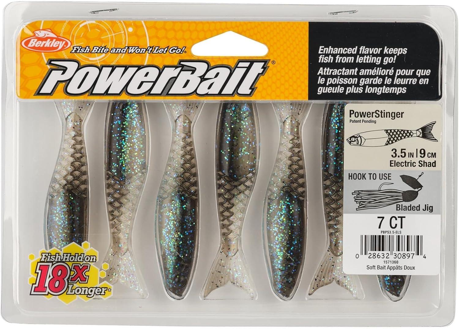 imageBerkley PowerBait PowerStinger Fishing Soft BaitElectric Shad