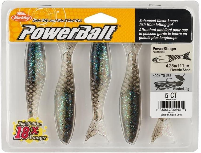 imageBerkley PowerBait PowerStinger Fishing Soft BaitElectric Shad