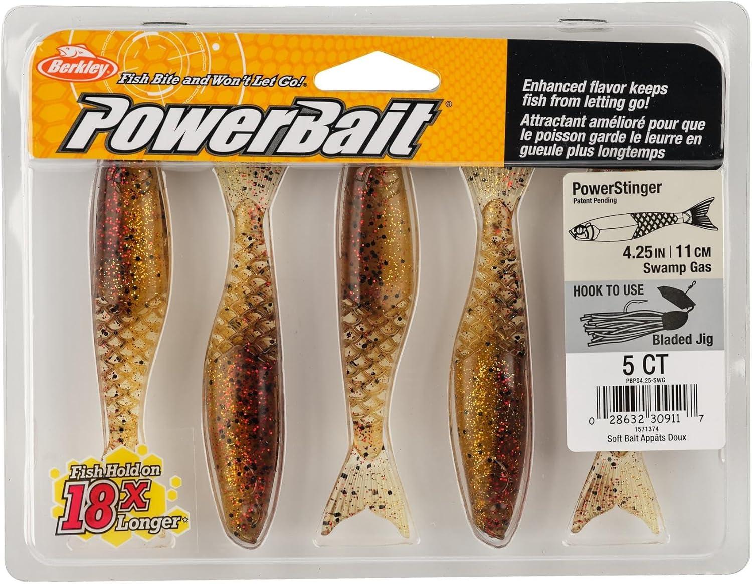 imageBerkley PowerBait PowerStinger Fishing Soft BaitSwamp Gas