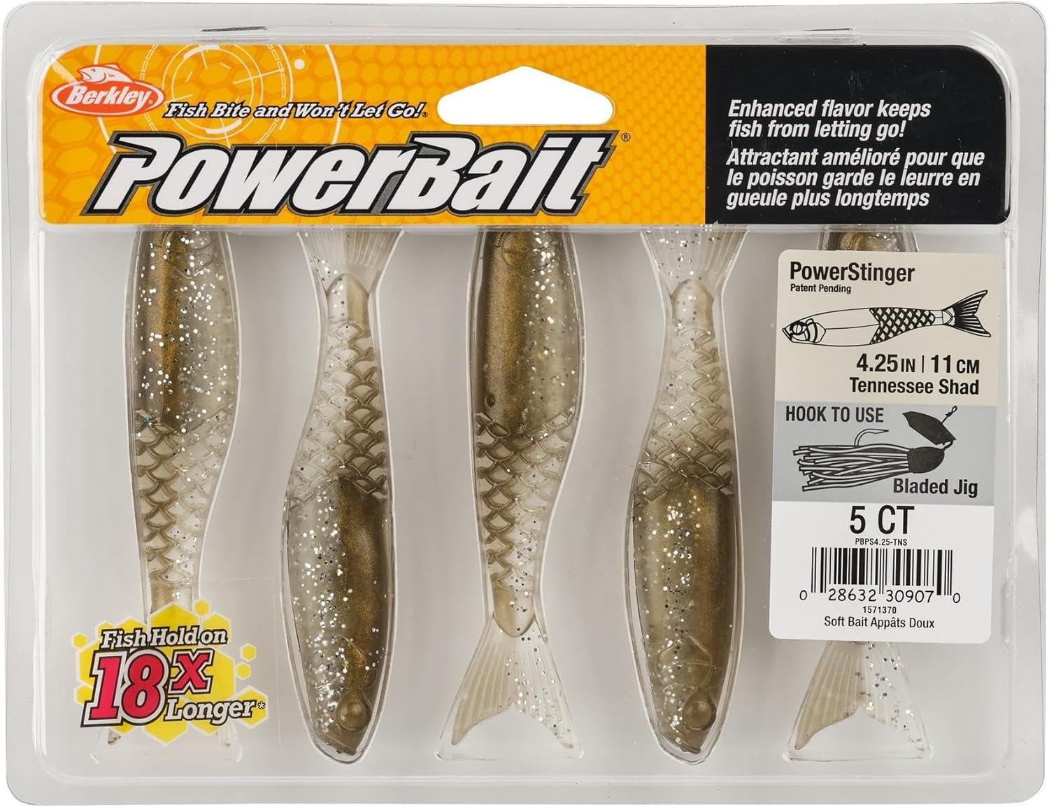 imageBerkley PowerBait PowerStinger Fishing Soft BaitTennessee Shad