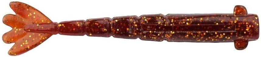 imageBerkley PowerBait Saltwater Bonga Shrimp Fishing Soft Bait Irresistible Scent and Flavor Realistic Shrimp Profile and Action Perfect for Redfish Trout Snook and MoreRoot Beer Gold