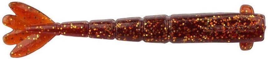 imageBerkley PowerBait Saltwater Bonga Shrimp Fishing Soft Bait Irresistible Scent and Flavor Realistic Shrimp Profile and Action Perfect for Redfish Trout Snook and MoreRoot Beer Gold