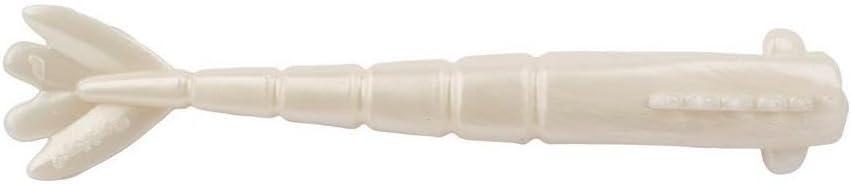 imageBerkley PowerBait Saltwater Bonga Shrimp Fishing Soft Bait Irresistible Scent and Flavor Realistic Shrimp Profile and Action Perfect for Redfish Trout Snook and MorePearl White