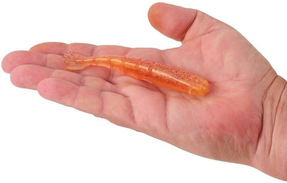 imageBerkley PowerBait Saltwater Bonga Shrimp Fishing Soft Bait Irresistible Scent and Flavor Realistic Shrimp Profile and Action Perfect for Redfish Trout Snook and MoreSangria