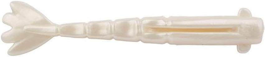 imageBerkley PowerBait Saltwater Bonga Shrimp Fishing Soft Bait Irresistible Scent and Flavor Realistic Shrimp Profile and Action Perfect for Redfish Trout Snook and MorePearl White