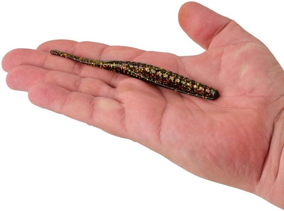 imageBerkley PowerBait Saltwater Bonga Stick Fishing Soft Bait Irresistible Scent and Flavor Ideal for Bass Redfish Trout and MoreDark Night