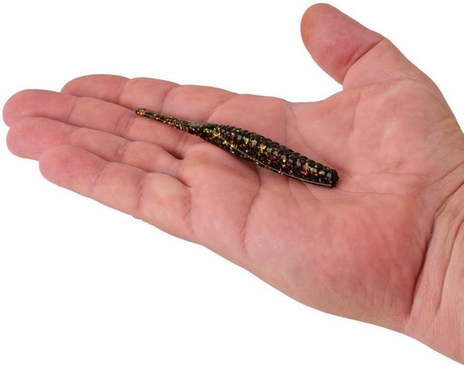 imageBerkley PowerBait Saltwater Bonga Stick Fishing Soft Bait Irresistible Scent and Flavor Ideal for Bass Redfish Trout and MoreDark Night
