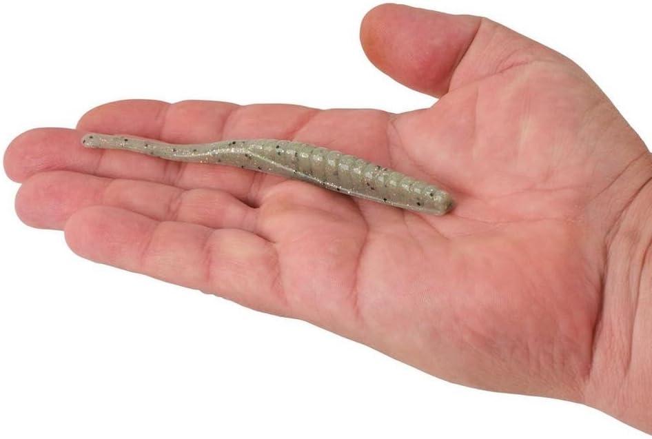 imageBerkley PowerBait Saltwater Bonga Stick Fishing Soft Bait Irresistible Scent and Flavor Ideal for Bass Redfish Trout and MoreShrimp n Grits