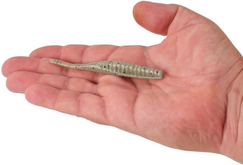 imageBerkley PowerBait Saltwater Bonga Stick Fishing Soft Bait Irresistible Scent and Flavor Ideal for Bass Redfish Trout and MoreShrimp n Grits
