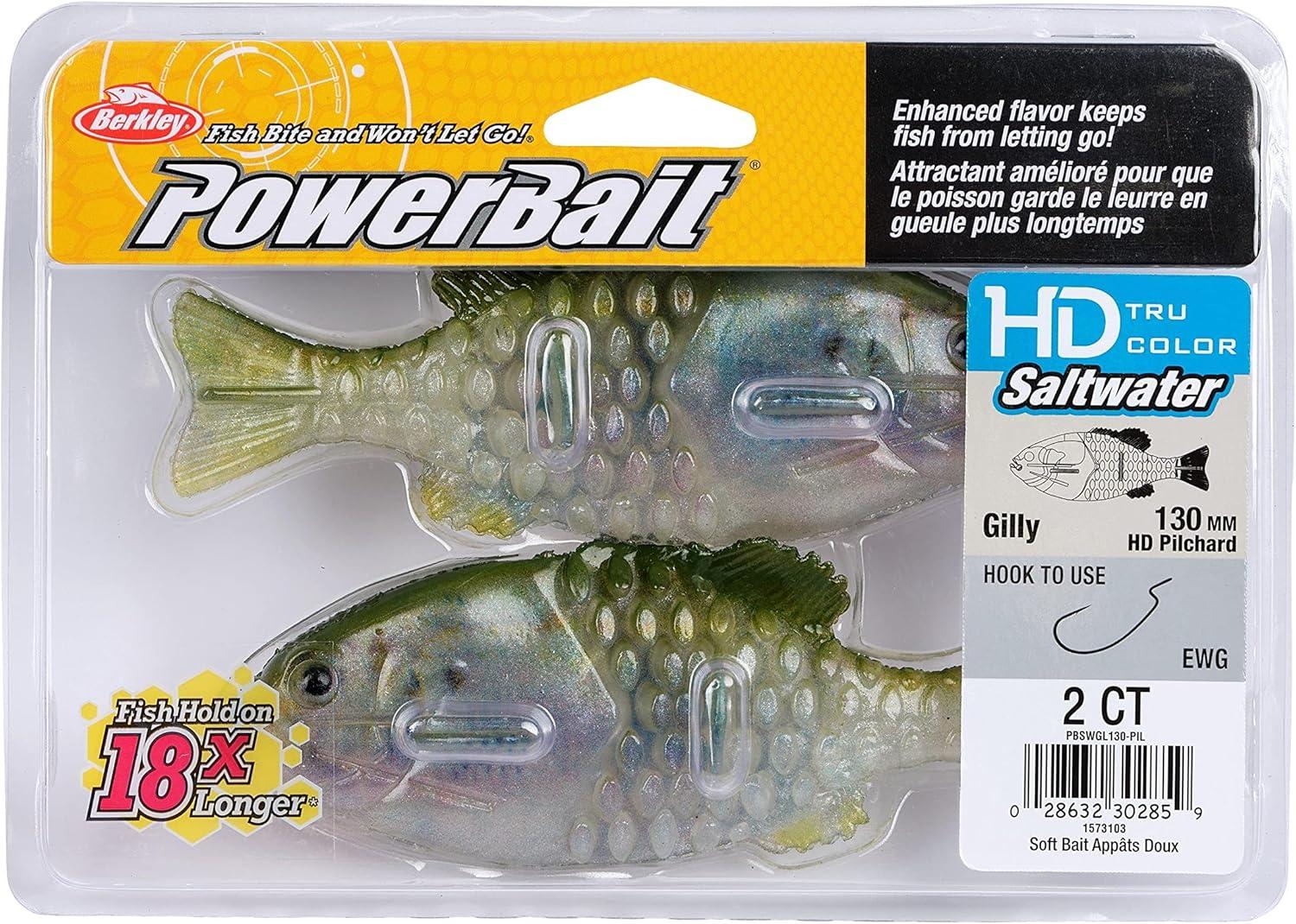 imageBerkley PowerBait Saltwater Gilly Fishing Soft BaitHD Pilchard