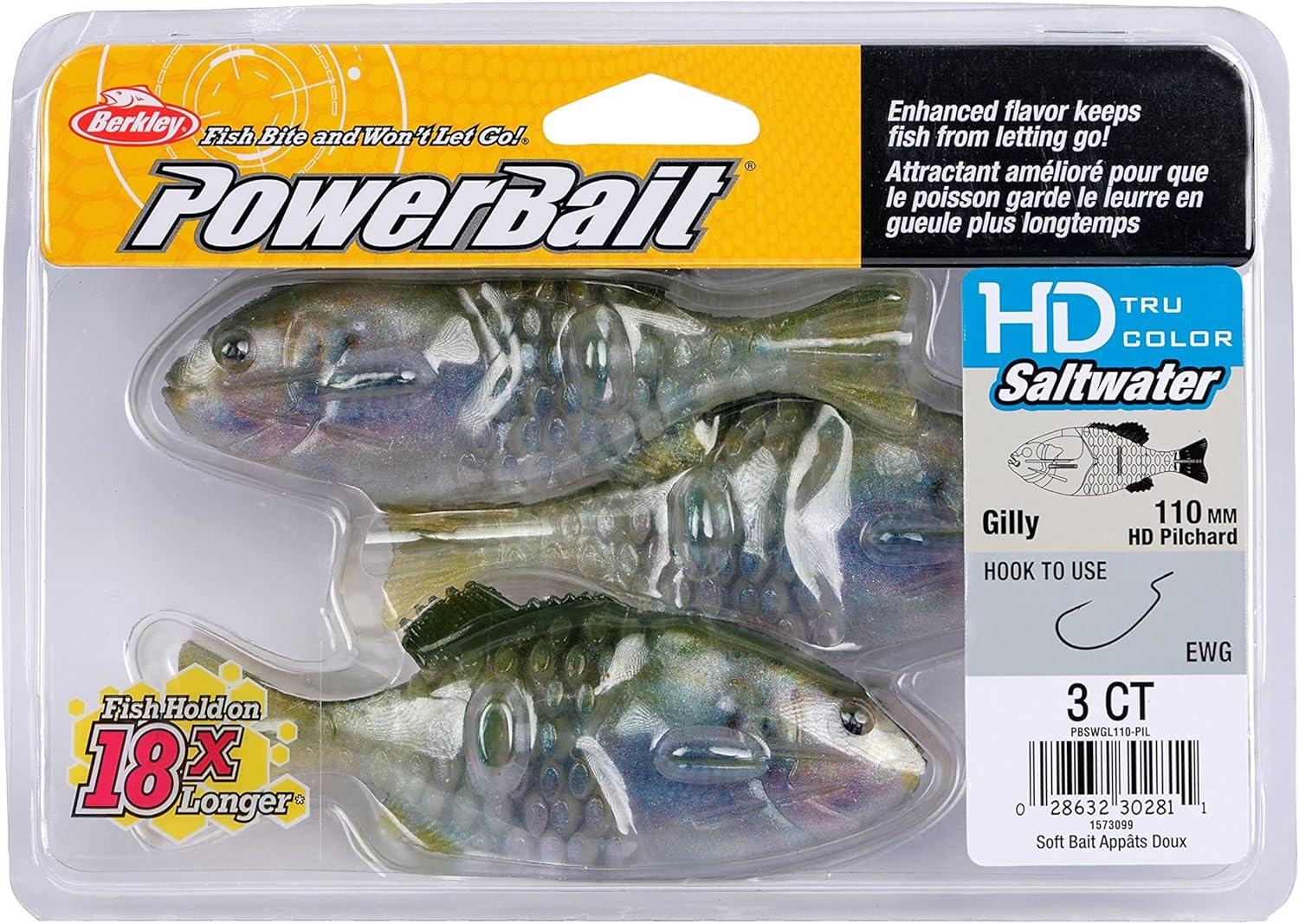 imageBerkley PowerBait Saltwater Gilly Fishing Soft BaitHD Pilchard