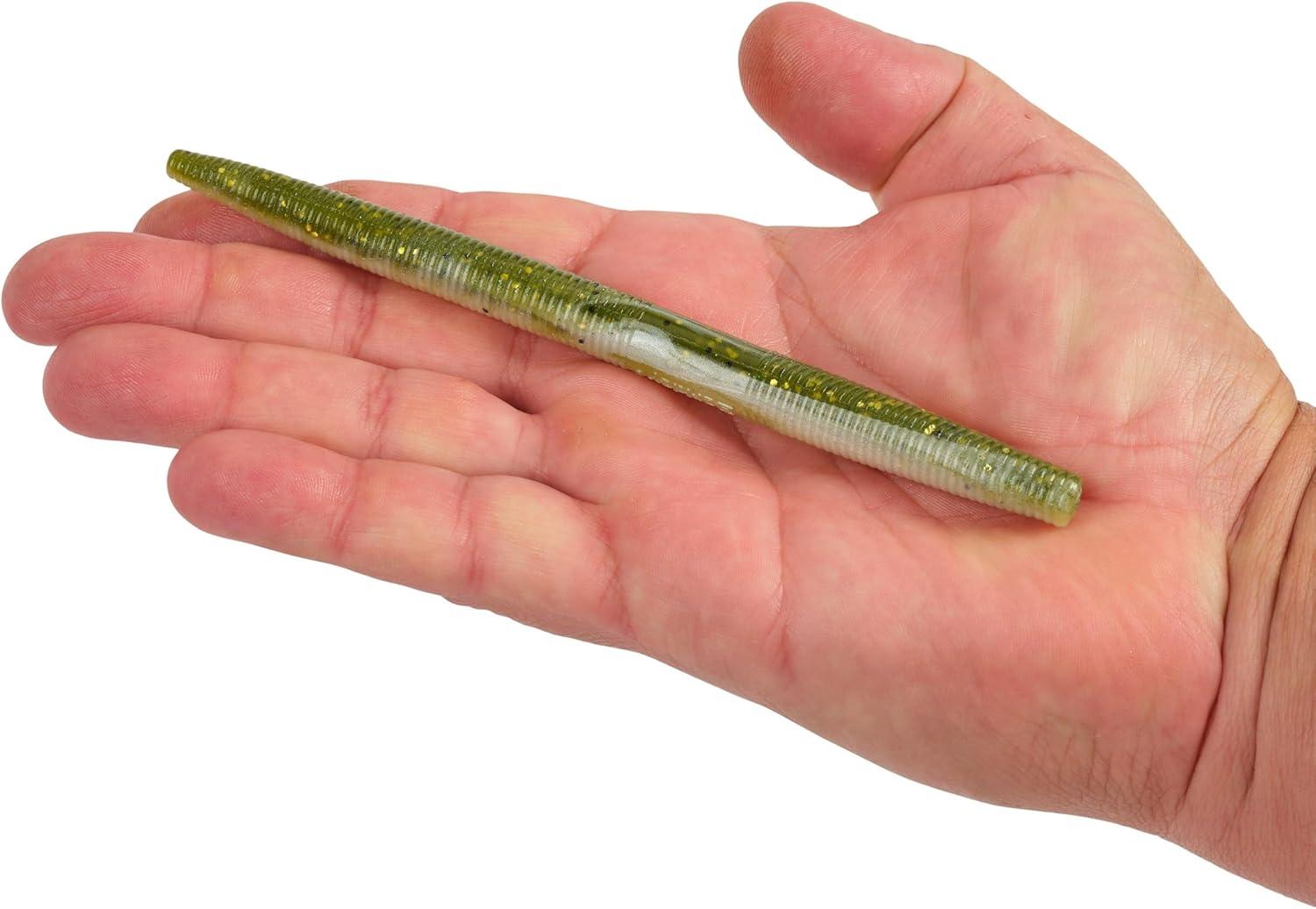 imageBerkley PowerBait The General Fishing Bait Baby Bass 6 14in 16cm Soft Stick Bait with Irresistible Flavor EyePopping Colors Classic Stick Bait Action Deadly Bass Bait