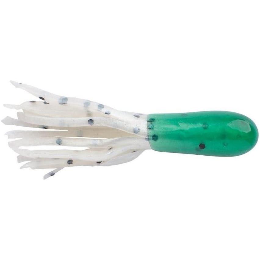 imageBerkley PowerBait Atomic Tubes Fishing Soft BaitDark Green PearlBlack Pepper
