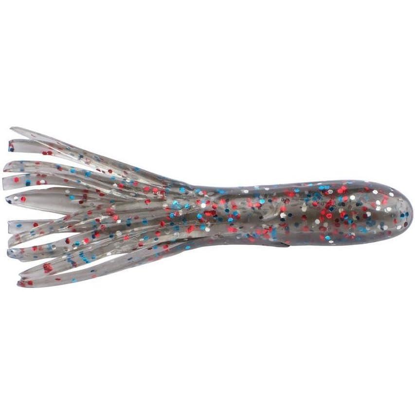 imageBerkley PowerBait Atomic Tubes Fishing Soft BaitSmoke Rainbow Sparkle