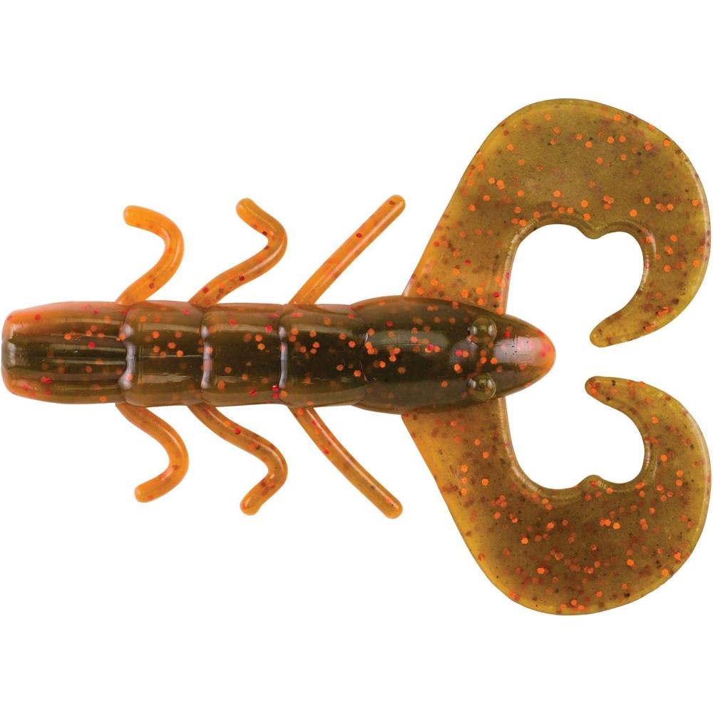 imageBerkley PowerBait Chigger Bug Fishing Soft BaitWatermelon CopperOrange wRed