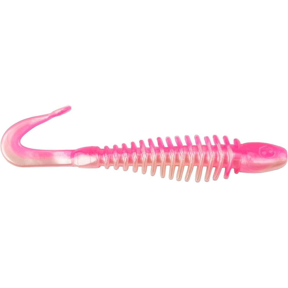 imageBerkley PowerBait Curly Bones Fishing Soft BaitPink Shad