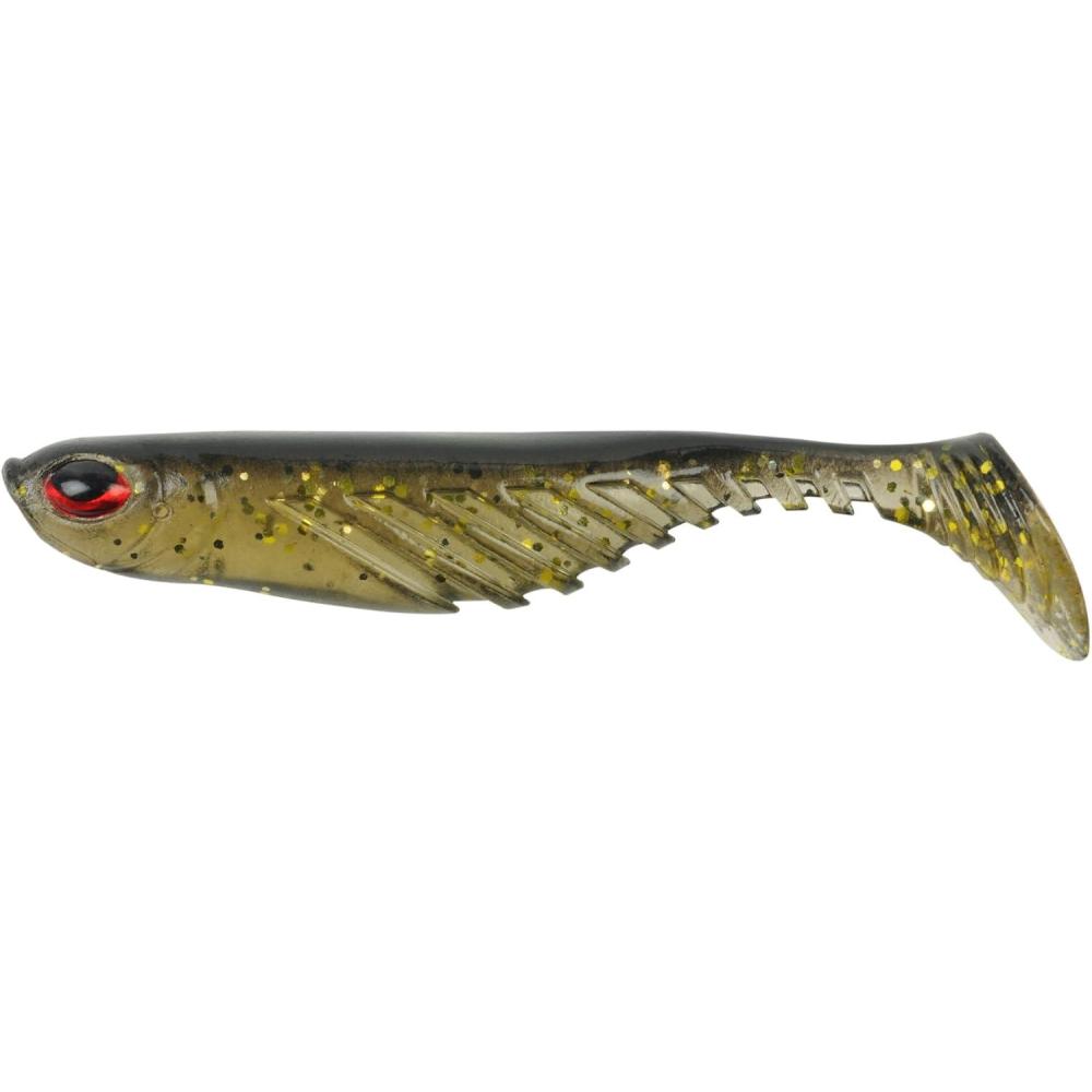 imageBerkley PowerBait Ripple Shad Fishing Soft BaitHolographic Gold Black Back