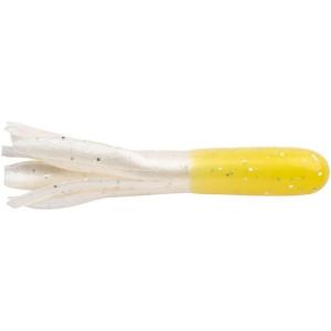 Berkley PowerBait Atomic Tubes Fishing Soft Bait(Yellow Pearl Silver Fleck)