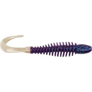 Berkley PowerBait Curly Bones Fishing Soft Bait(Electric Blue/White)