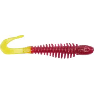 Berkley PowerBait Curly Bones Fishing Soft Bait(Purple/Chartreuse)