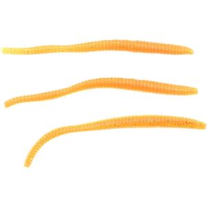 Berkley PowerBait Power Floating Trout Worm Fishing Soft Bait(Orange Peel – Original Scent)