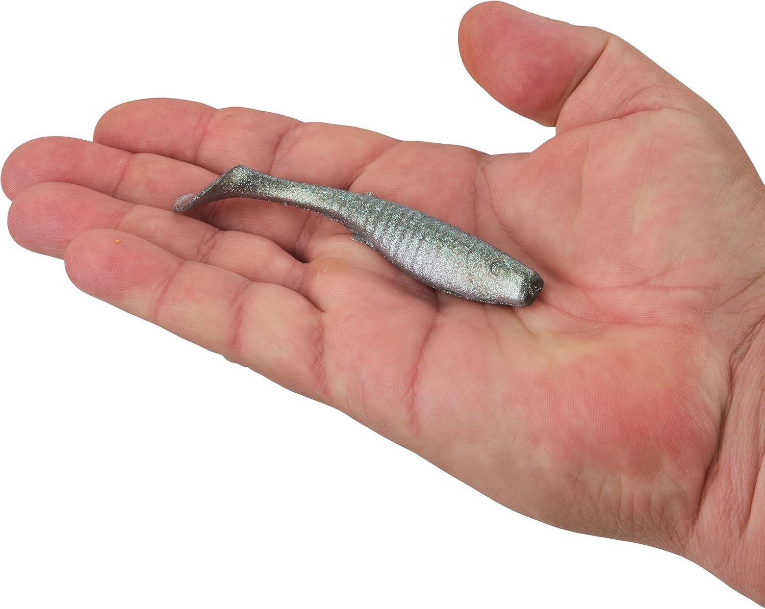 imageBerkley Gulp Paddleshad Fishing Bait Green Shiner 4in Extreme Scent Dispersion Realistic Baitfish Profile Ideal for Bass Trout Walleye Pike and More