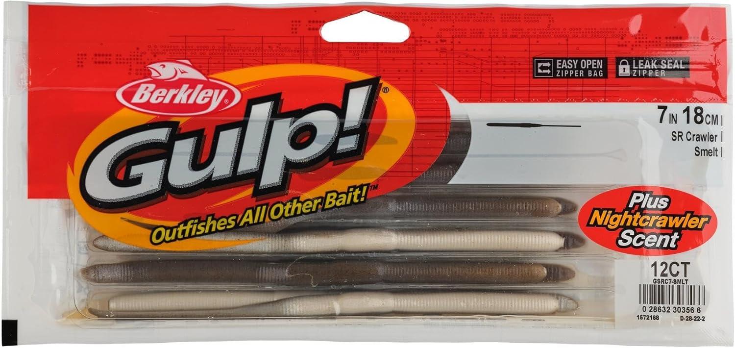 imageBerkley Gulp SR Crawler Fishing Soft BaitSmelt