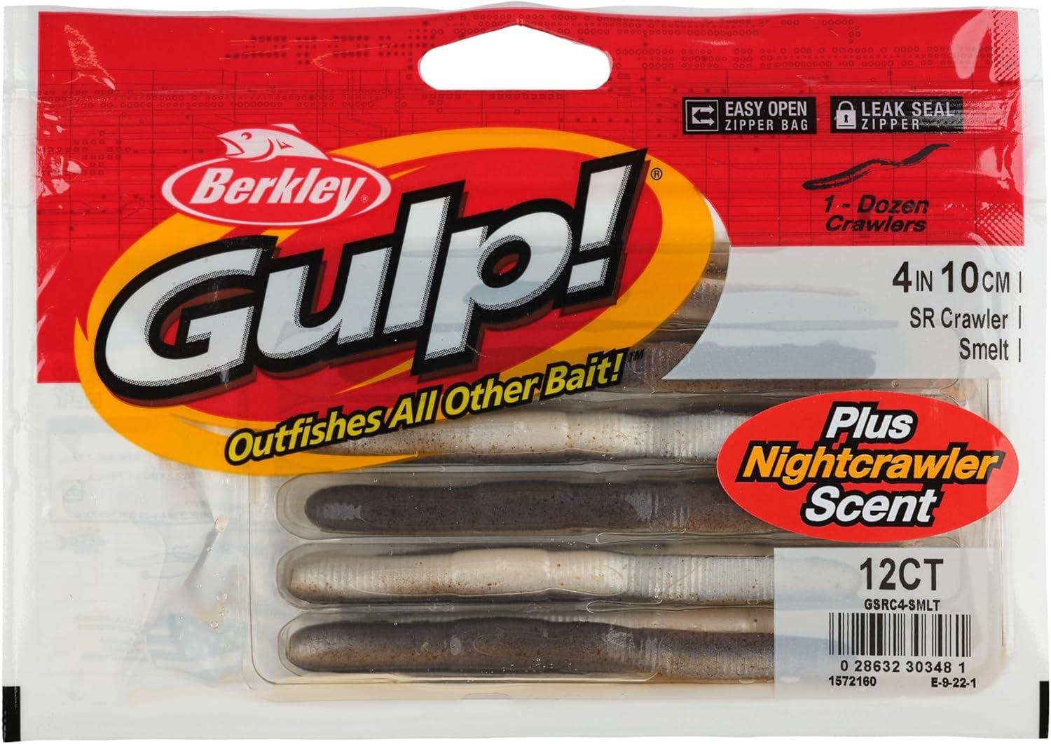 imageBerkley Gulp SR Crawler Fishing Soft BaitSmelt