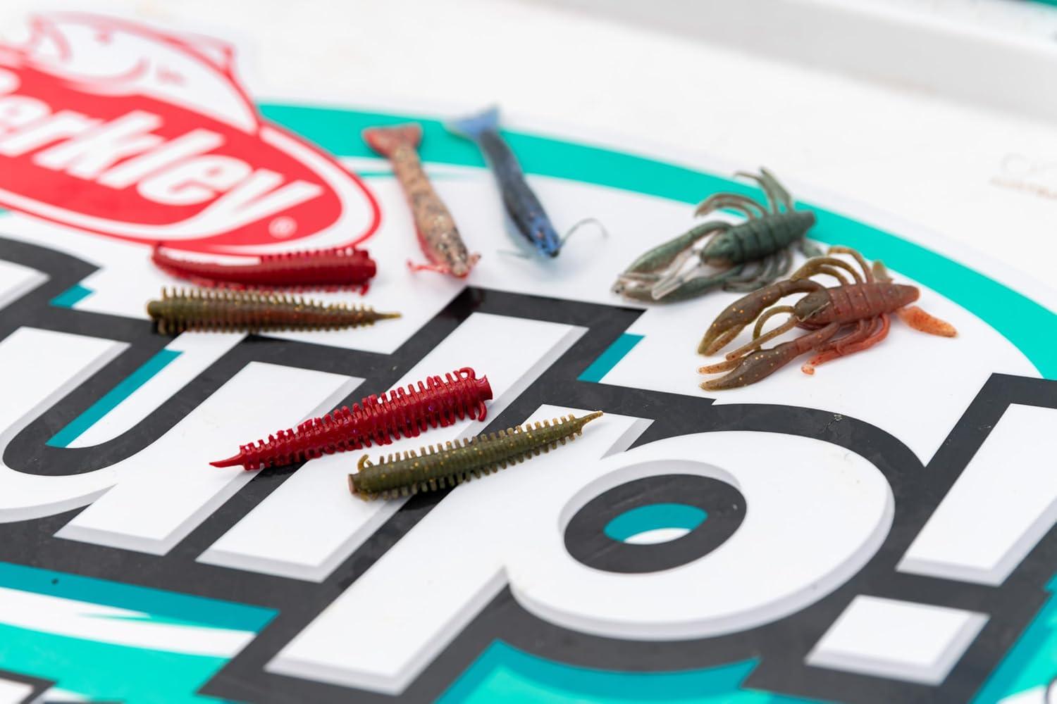 imageBerkley Gulp Sandworm Saltwater Fishing Soft Bait Camo 2in Green
