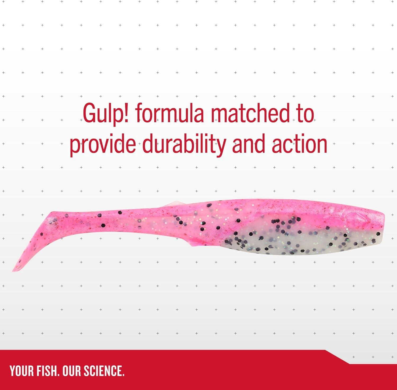 imageBerkley Gulp Paddleshad Fishing Bait Rainbow Trout 5in Extreme Scent Dispersion Realistic Baitfish Profile Ideal for Bass Trout Walleye Pike and More