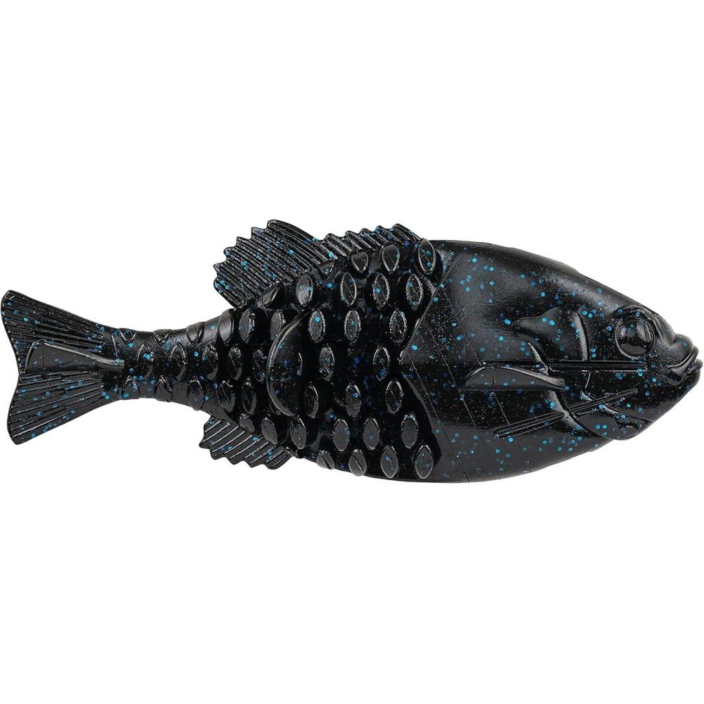 imageBerkley Powerbait Gilly Fishing Soft BaitBlack Blue Fleck