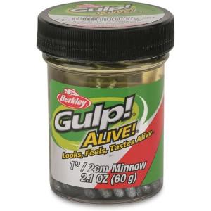 Berkley Gulp! Alive! Minnow Fishing Soft Bait(Green Shiner)