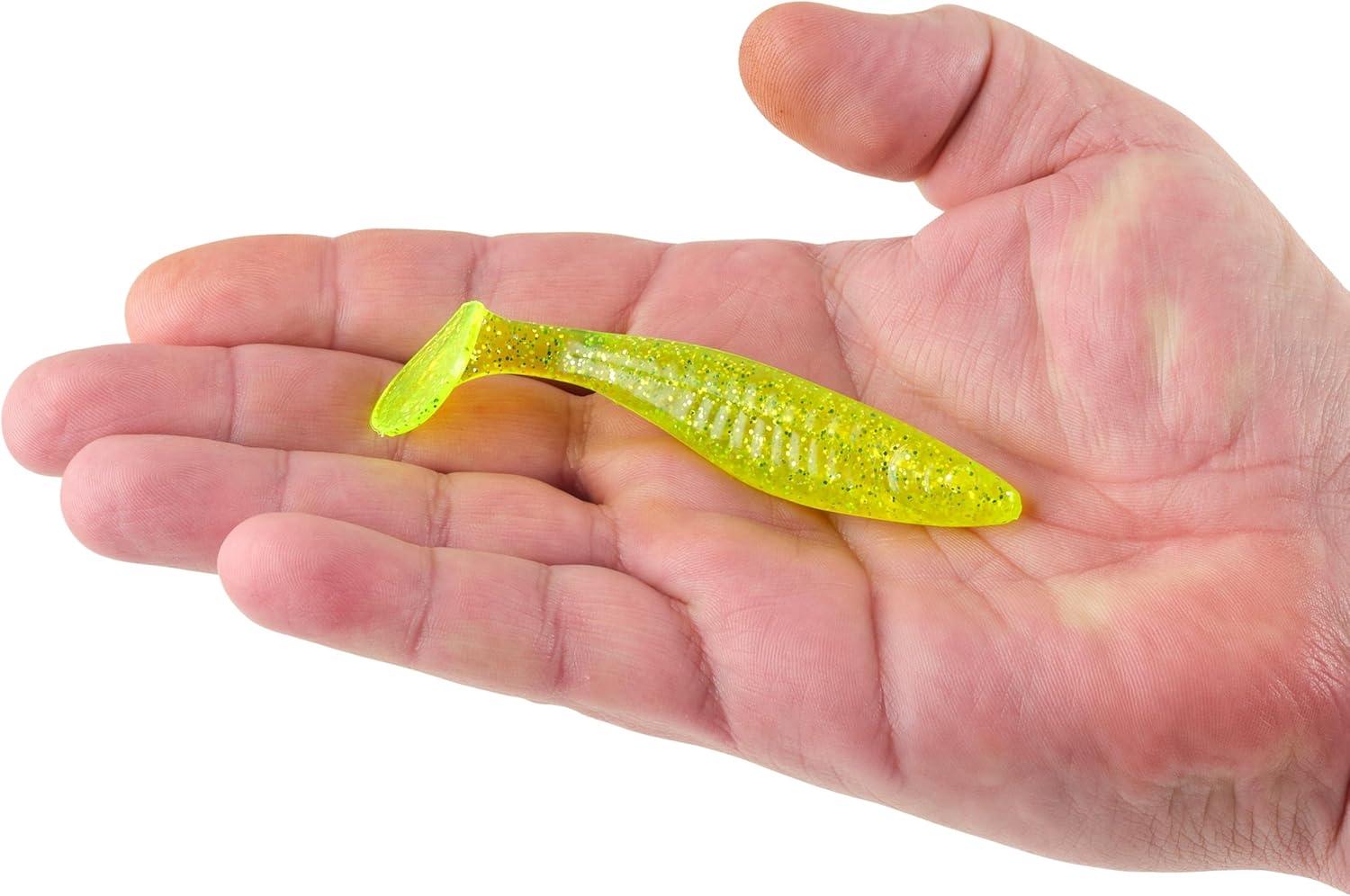 imageBerkley Berkley PowerBait Saltwater The Champ SwimmerChartreuse Silver Flash
