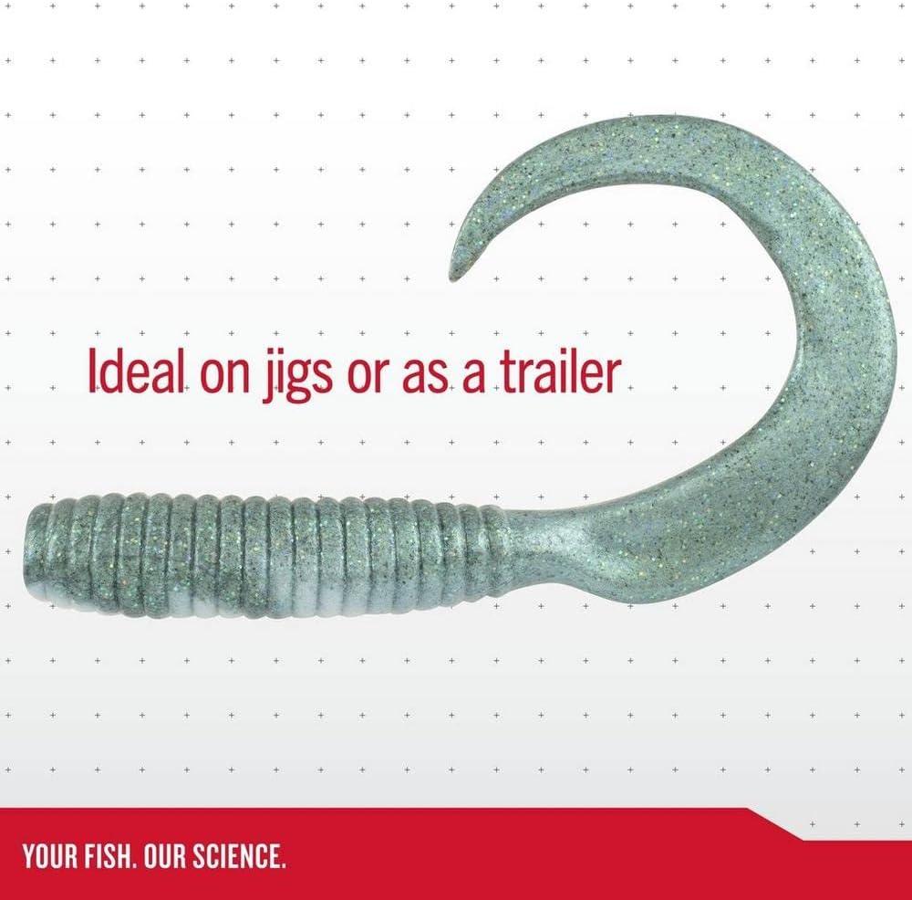 imageBerkley Gulp Grub Saltwater Fishing Soft BaitBlack Bling