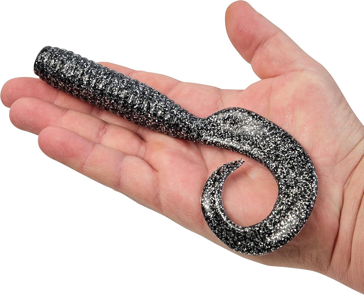 imageBerkley Gulp Grub Saltwater Fishing Soft BaitBlack Bling