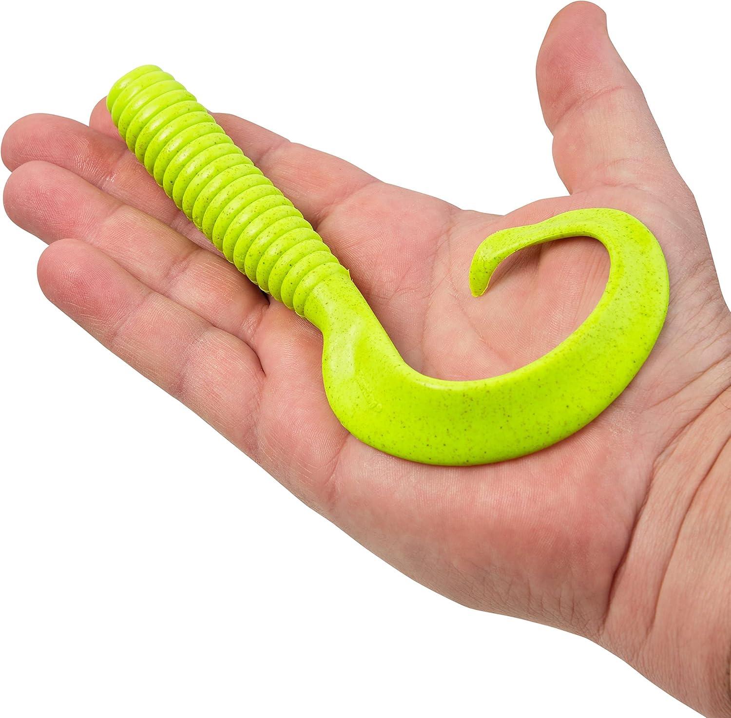 imageBerkley Gulp Grub Saltwater Fishing Soft BaitChartreuse