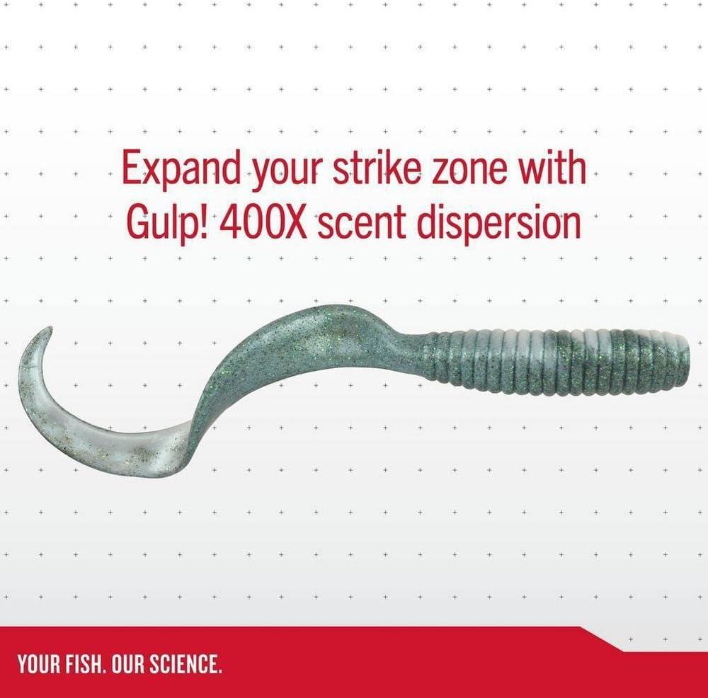 imageBerkley Gulp Grub Saltwater Fishing Soft BaitNuclear Chicken