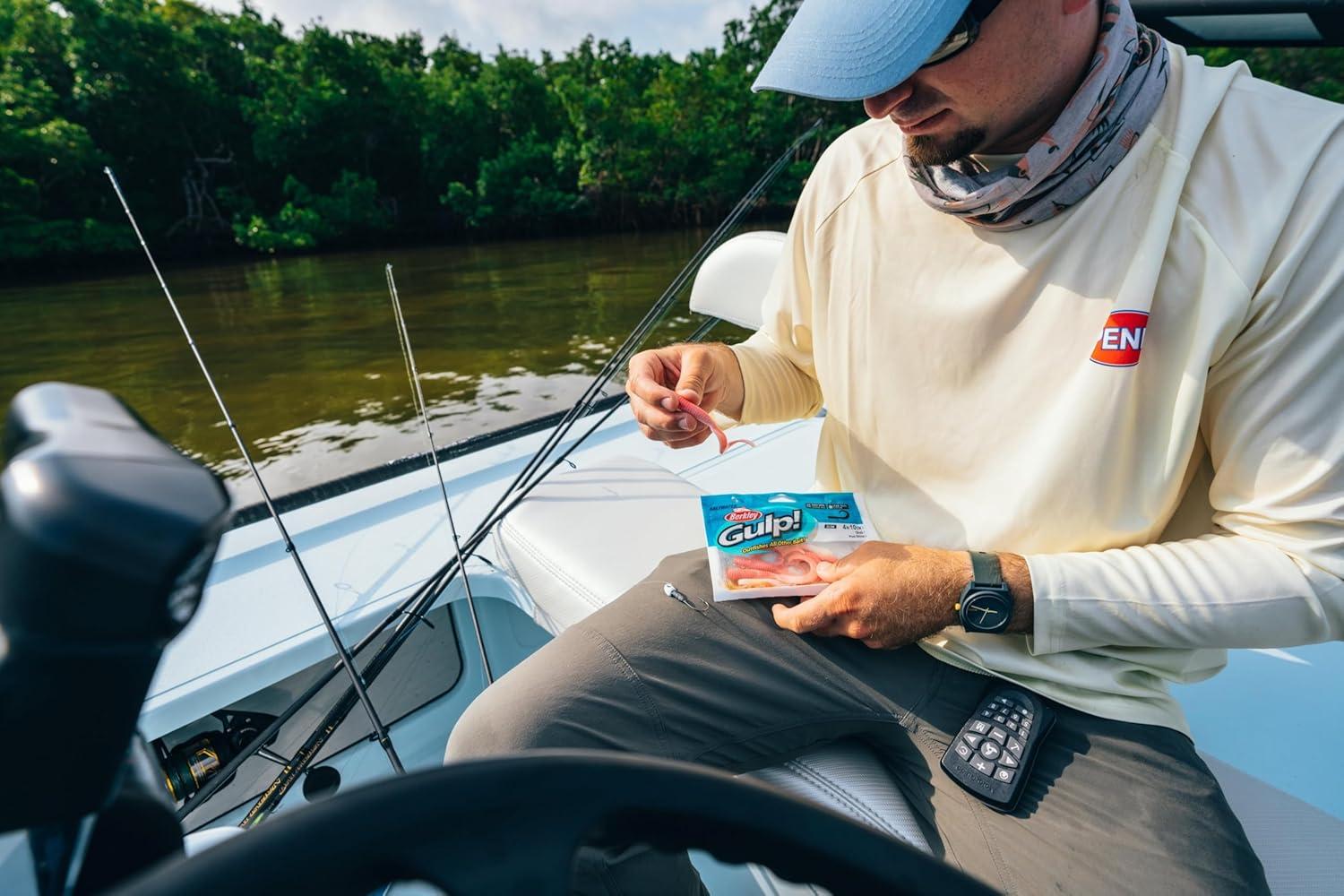 imageBerkley Gulp Grub Saltwater Fishing Soft BaitPink