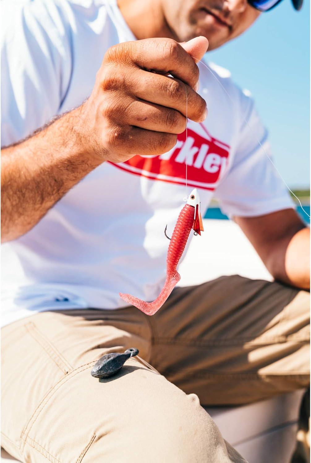 imageBerkley Gulp Grub Saltwater Fishing Soft BaitWhite