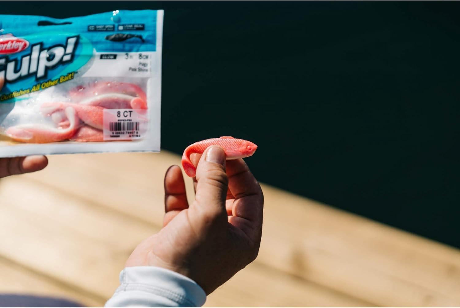 imageBerkley Gulp Pogy Saltwater Fishing Soft Bait Anchovy 3in
