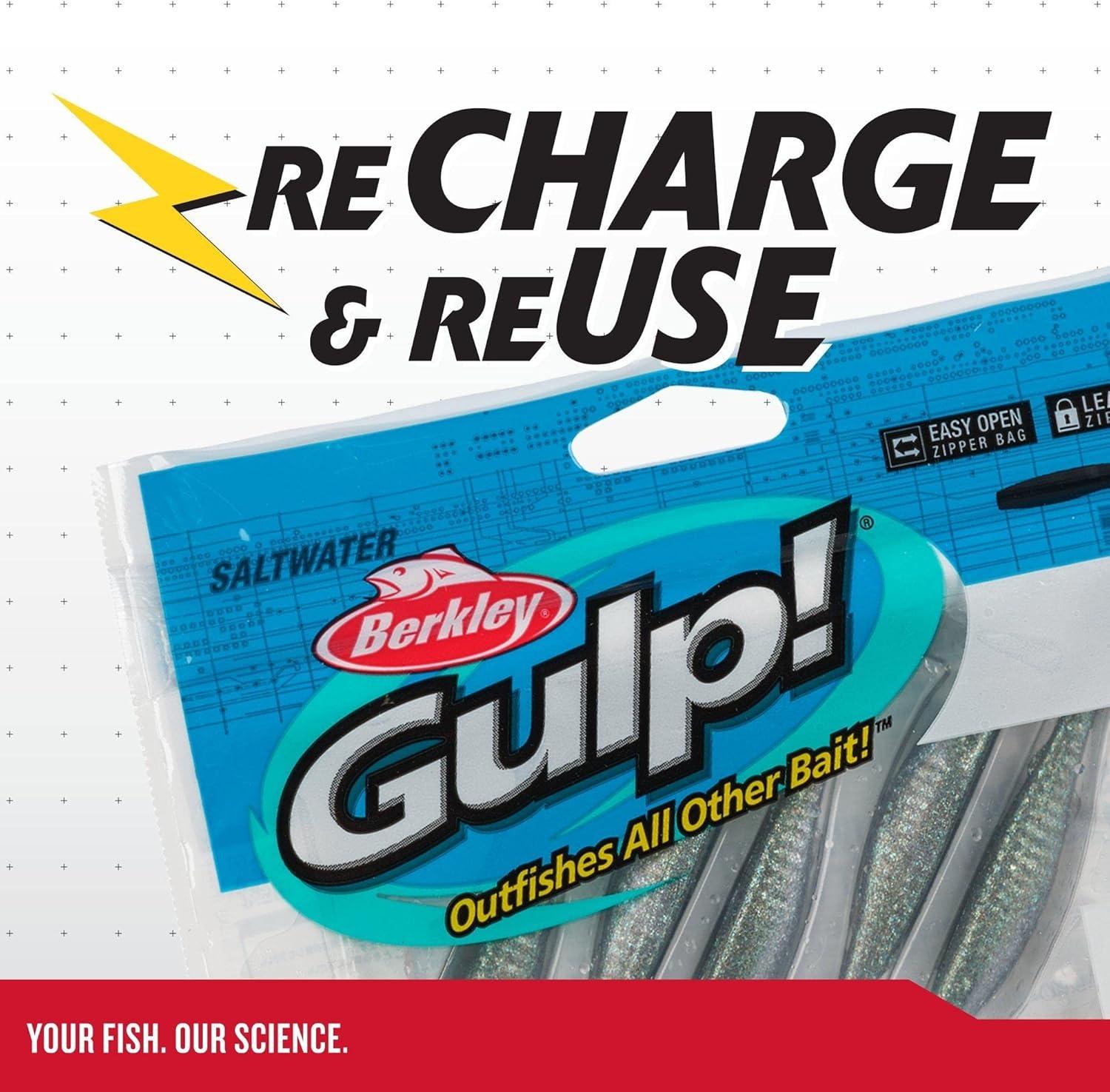 imageBerkley Gulp Surf Bytes Strips Fishing Soft BaitPink