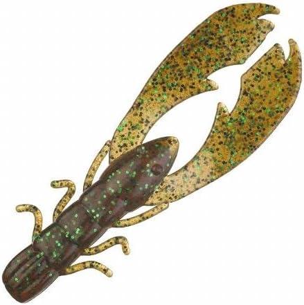 imageBerkley PowerBait Chigger CrawPumpkin Green Fleck4 9 Count