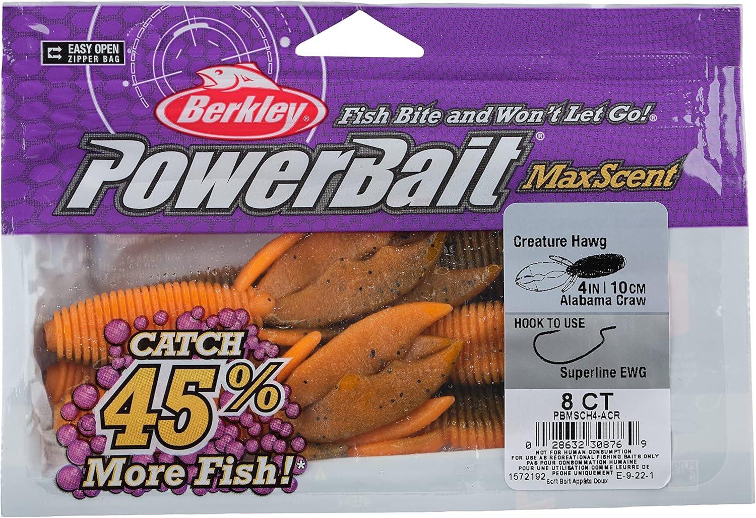 imageBerkley PowerBait MaxScent Creature HawgAlabama Craw