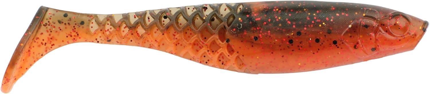 imageBerkley PowerBait Paddlin PowerStinger Fishing Soft BaitWatermelon CopperOrange wRed